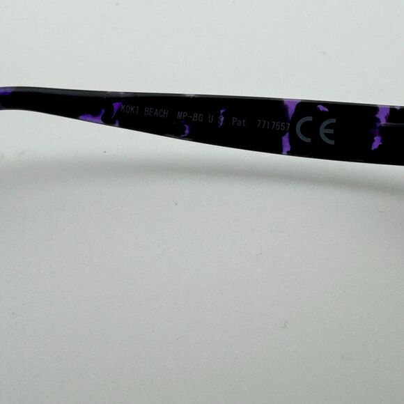 Maui Jim KOKI BEACH MJ433-28T‎ 56-16-130 Purple/Black Sunglasses Frame 12957 main image 5